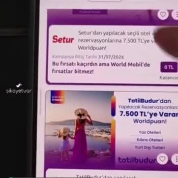 Yapı Kredi Bankası Tatilbudur Kamp Puanımı SKT Önce Hukuka Aykırı Geri Aldı!