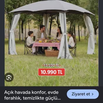 Yedek Kumaş Olmadan Gazebo Kullanılamaz Duruma Geldi