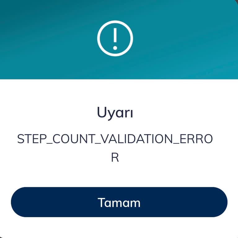 Adım Sayım Doğrulama Hatası Tivibu Go Kampanyamı Durduruyor
