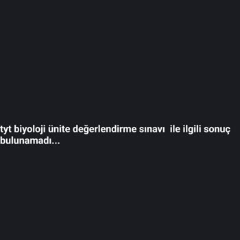 ÜDS Biyoloji Kitabının Video Çözümüne Ulaşamıyorum