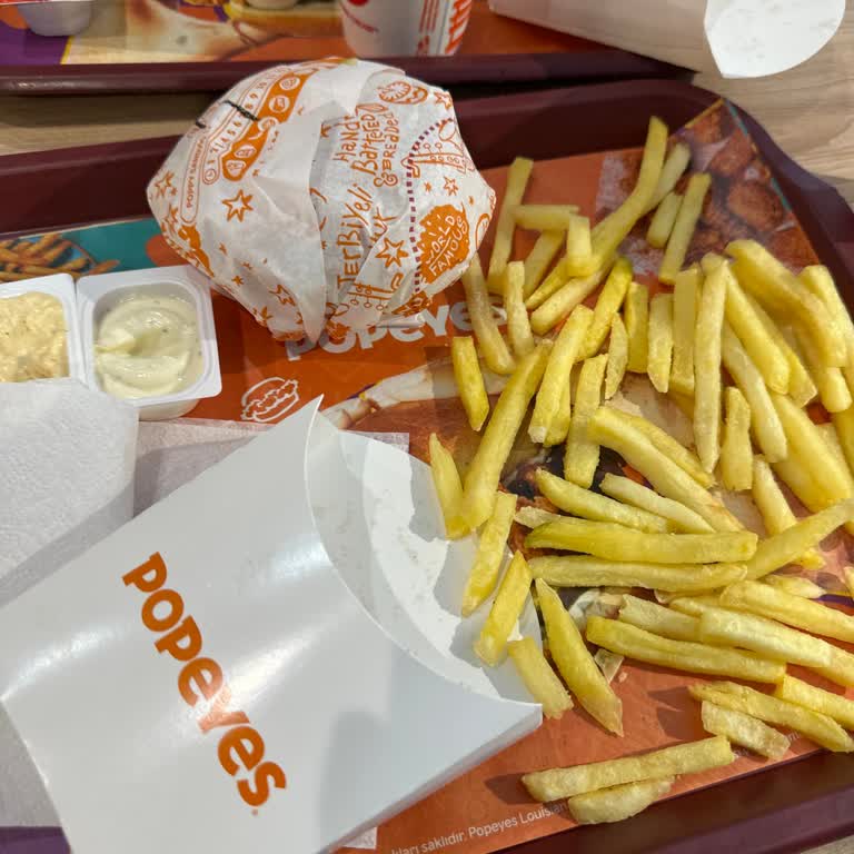 Marmaris Popeyes’te Büyük Boy Patates Sözünün Bozulması