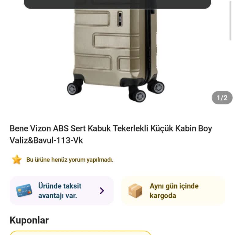 Aynı Gün Kargo Sözü Verilen Valiz Siparişi Gecikiyor, Açık Bilgi Bekleniyor