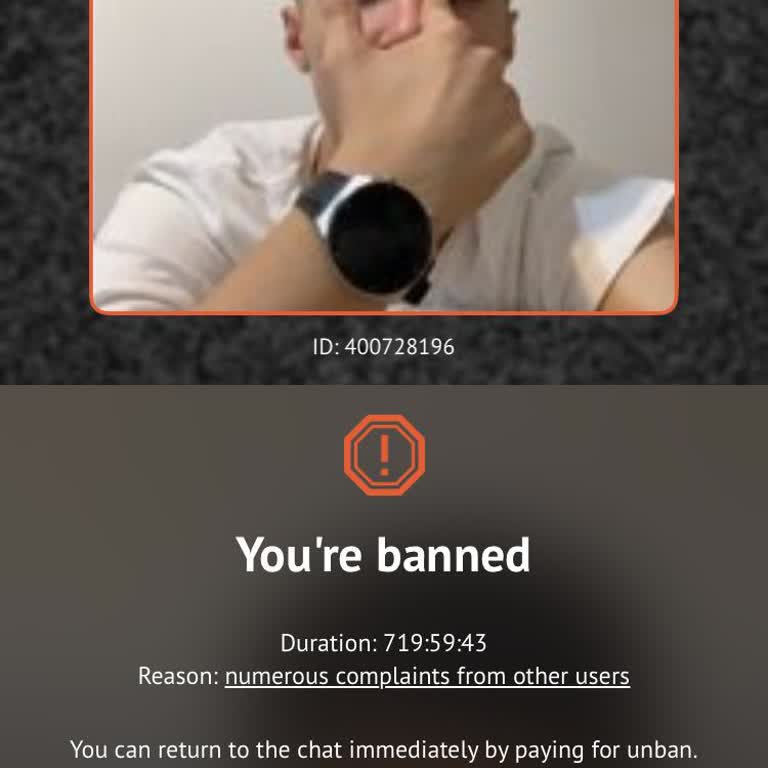 Omegle Banned Me for Scratching My Eye During a Normal Chat