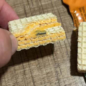Ülker 9 Kat Tat Portakallı Kremalı Gofrette Bulunan Böcek Benzeri Yabancı Madde Ve Küf