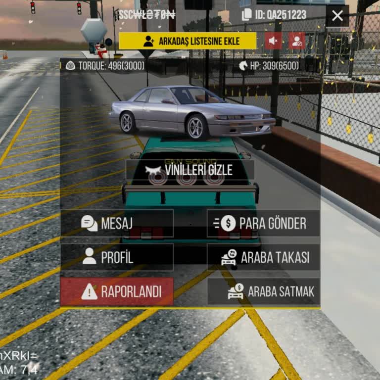 Car Parking Multiplayer’da Sürekli Hakaret Ve Tehdit Eden Kullanıcıya Kalıcı Yasak İstiyorum