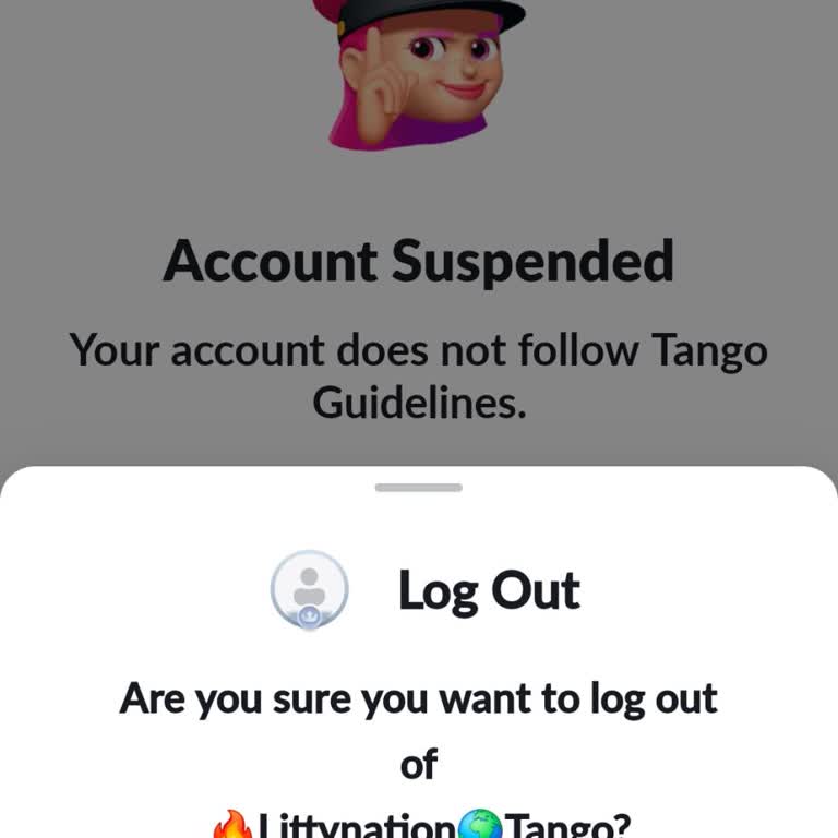 Tango Live Account Suspended Without Reason After False Report