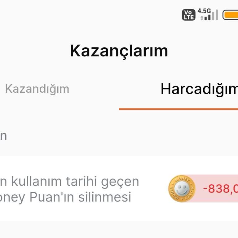 Money Puanı Bildirimsiz Silinmesi Ve İadesi İçin Açıklama Talebi