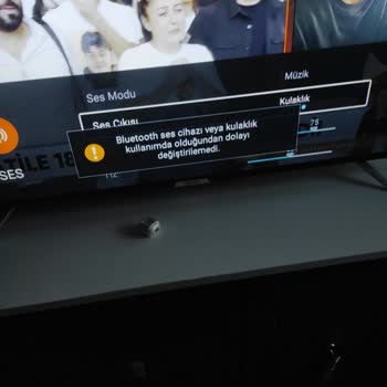 Onvo TV Ses Modu Değiştirilemiyor Bluetooth Bildirimi Hatası