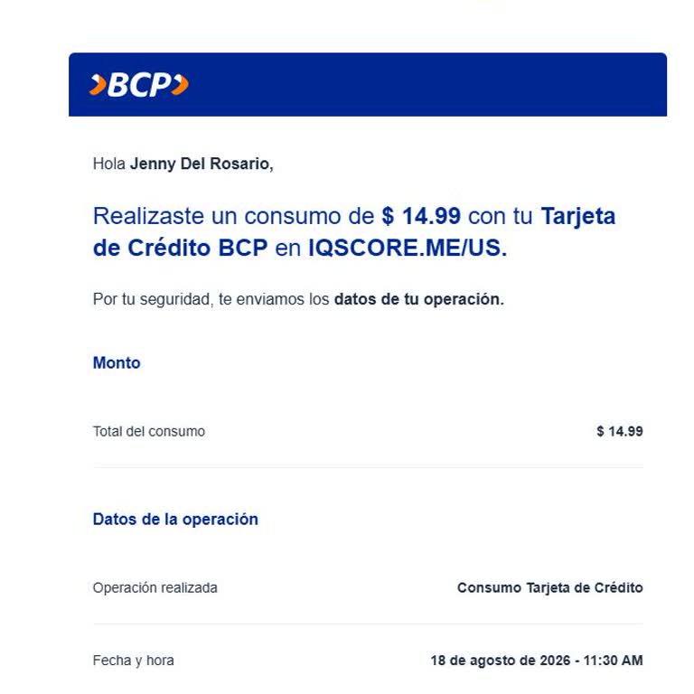 IQScore.Me, Cobros No Autorizados, Solicito Reembolso y Cancelar Suscripción