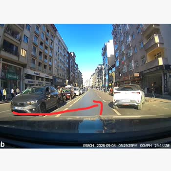 Yüzyıl Grup Sürücüsü Tarafından Tehlikeli U Dönüşüyle Oluşan Kaza Riski