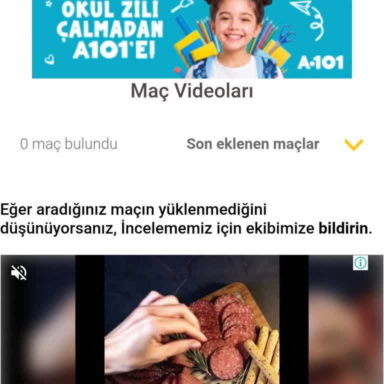 Natural Halı Saha Maç Videomun Görüntülenememesi