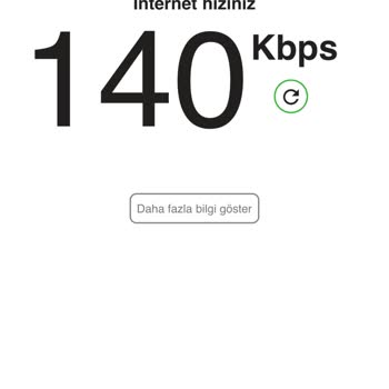 Söz Verilen 75 Mbps Hız Yerine 1 Mbps Altı Alınması Ve Çözüm İsteği