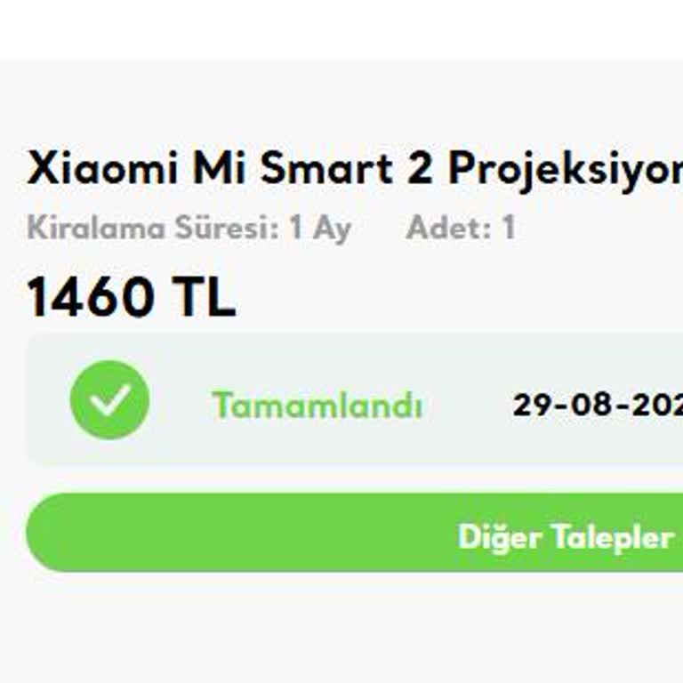 Kiralabunu'dan Teslim Alınmayan Projeksiyon Cihazı İçin Kesilen Kargo Ücretinin İadesi Talebi