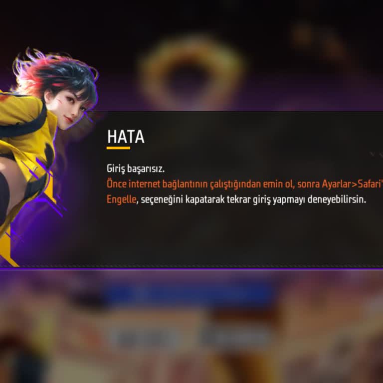 Google Hesabı Girişi Hatası Free Fire Oynayamama