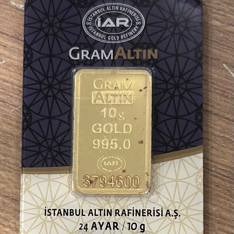 İstanbul Altın Rafinerisi'nden Gelen Külçenin Renk Değişimi Ve İletişimsiz Yanıt