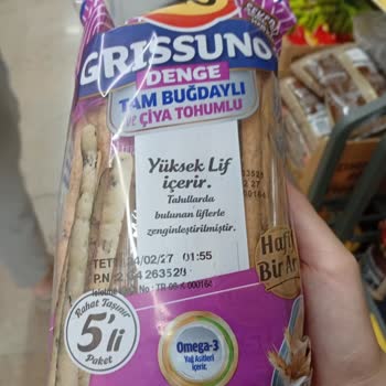 Satış Tarihi Gelmemiş Grissini Kasada Reddedildi