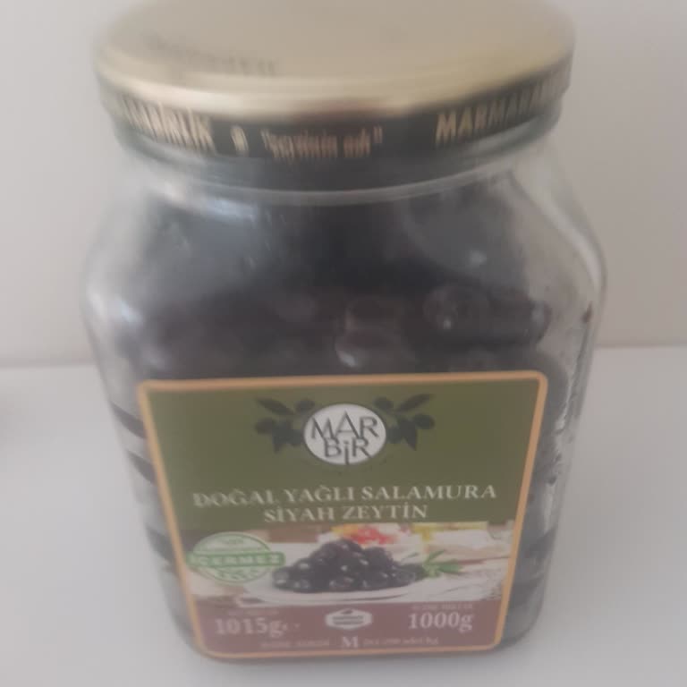 MarmaraBirlik Doğal Yağlı Salamura Siyah Zeytin'in Kalite Ve Tat Sorunu