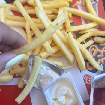 Burger King Nazilli'de Patates Kızartmasında Böcek Tespiti Hijyen Problemi
