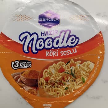 A101 Berona Körili Hazır Noodle’da Deterjan Benzeri Tat Ve Sağlık Endişesi