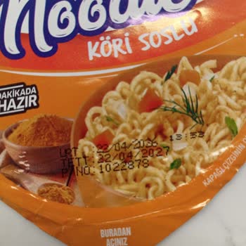 A101 Berona Körili Hazır Noodle’da Deterjan Benzeri Tat Ve Sağlık Endişesi