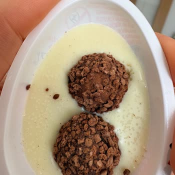 Kinder Surprise Chocolate Had White Bubbles on the Surface