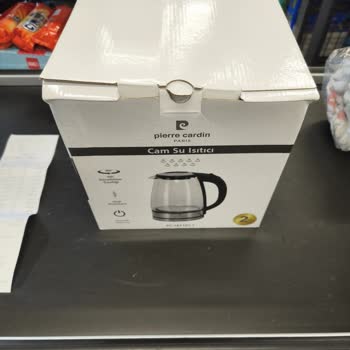 Pierre Cardin Cam Kettle İlk Kullanımda Çatladı Ve Yanma Tehlikesi Oluştu