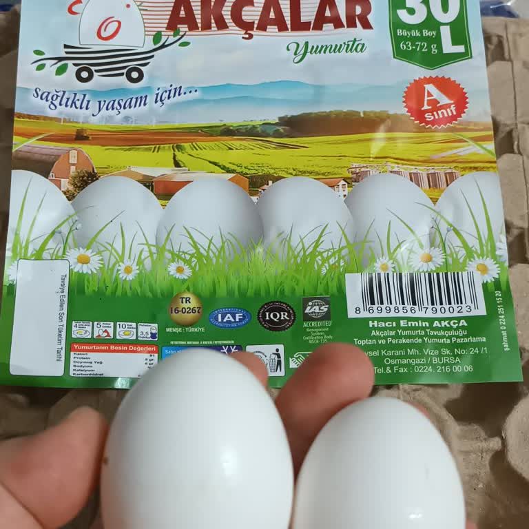 Akçalar Markalı Büyük Boy Ambalajda Küçük Yumurtalar Tüketiciyi Aldatıyor