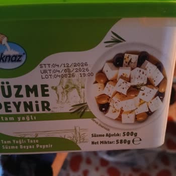 Küflü Süzme Peyniri Şikayeti Aknaz Markasında Üretim Ve Saklama Hatası
