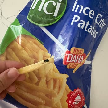 Şok'un İnci Markasının Patates Kızartmasında Kara Sinek Görüldü