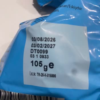 Yoğun Yağ Kokusu ve Sert Yabancı Madde İçeren Popcorn Ürünü