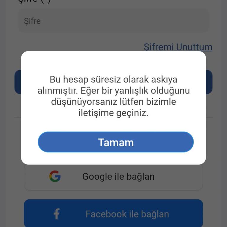 Maçkolik Hesabım Açıklama Olmadan Süresiz Askıya Alındı
