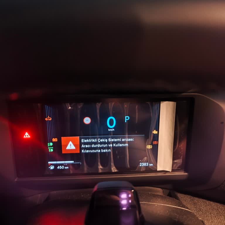 Yeni Citroen Hybrid Aracımda Elektrikli Çekiş Sistemi Arızası Ve Güvenlik Endişesi