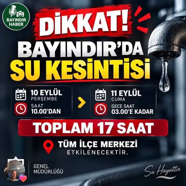 İzsu’nun 17 Saatlik Su Kesintisi Yaşamı Felç Etti