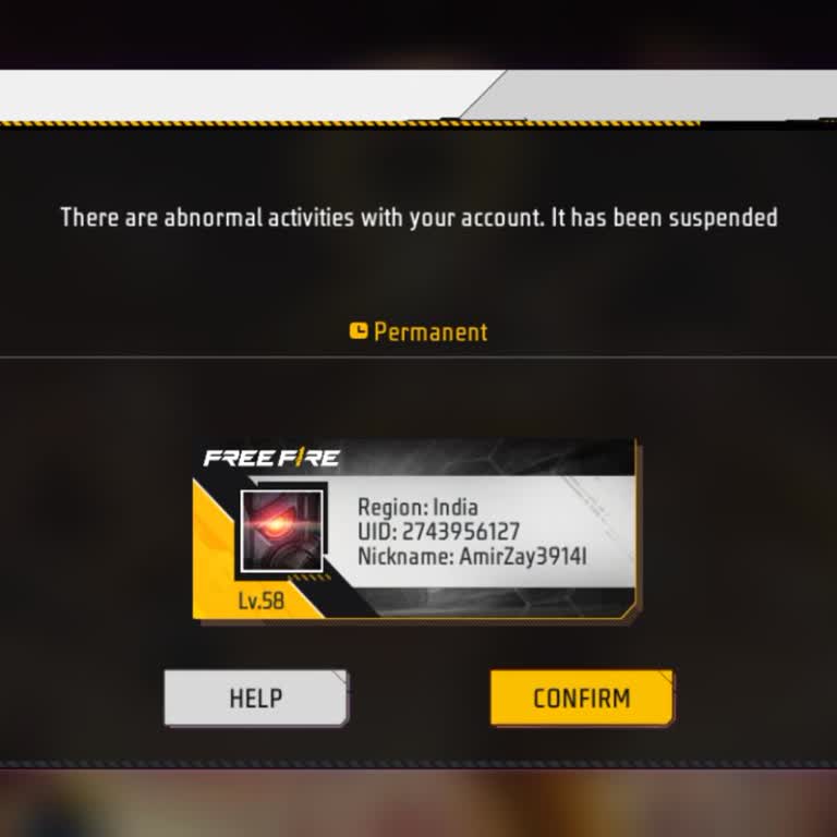 Appeal Free Fire Account Ban Caused by Skin Tools