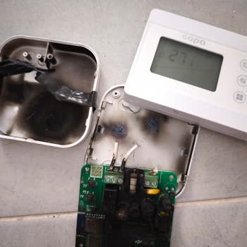Yangın Tehlikesi Yaratacak Akıllı Oda Termostatı Patladı, Ücretsiz Değişim Talep Ediyorum