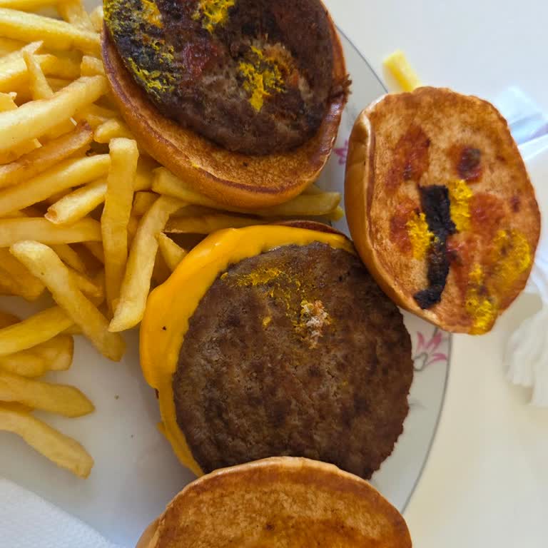 Ödediğim 810 TL'lik Hamburger Malzemeleri Eksik Ve Porsiyonu Küçük