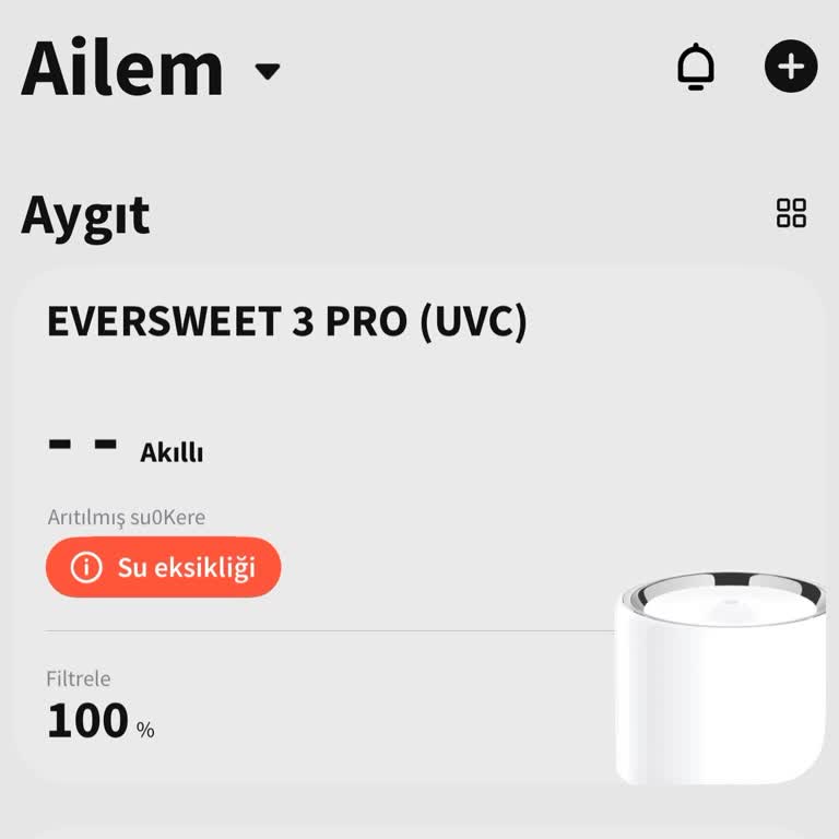 Evofone Petkit Eversweet 3 Pro Alt Taban Ünitesindeki Su Eksikliği Uyarısı Sorunu