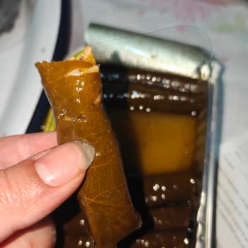 Zeytinyağlı Yaprak Sarma İçinde Saç Teli Bulundu