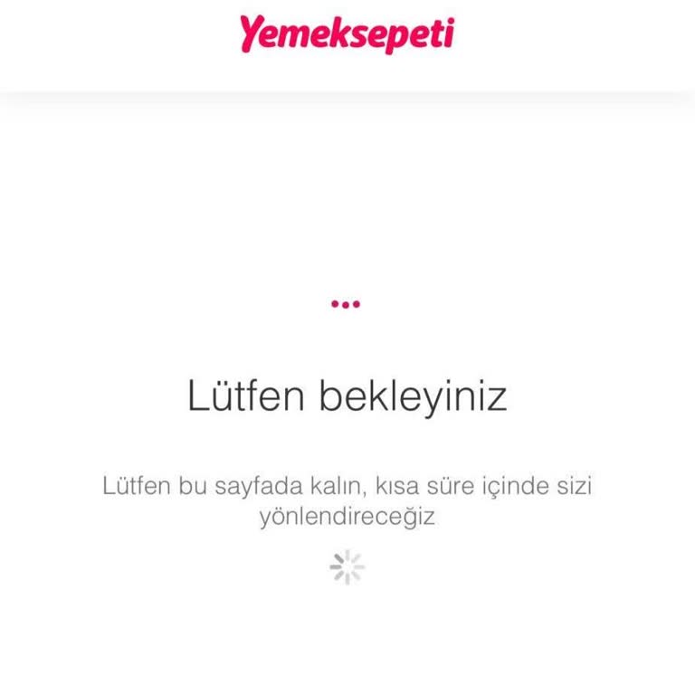Yemeksepeti Multinet Ödeme Ekranında Takılı Kalma Sorunu