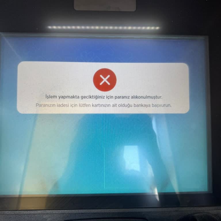 ATM’de Alıkonulan 40.000 TL Hesaba Yatırılmadı