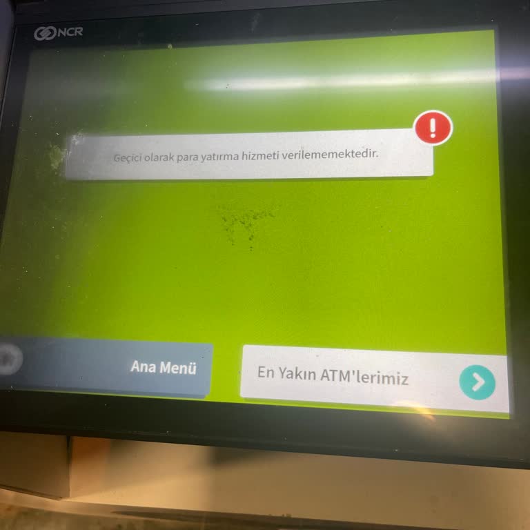 ATM Para Yatırma Arızası Ve 9.000 TL İadesi Talebi