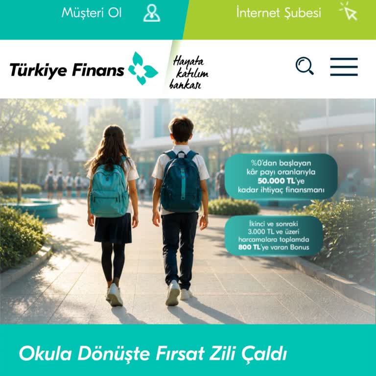 Türkiye Finans Katılım Bankası’nın 50.000 TL Sıfır Faiz Kampanyasını Gerekçesiz Reddetmesi