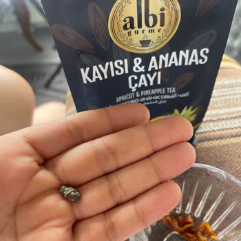 Albi Gurme Çayı İçerken Bardağın İçinden Taş Parçası Çıktığını Fark Ettim