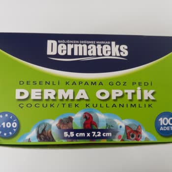 Dermateks.com Yapışkan Sorunu Derma Optik Çocuk Göz Pedinde Tedaviyi Aksattı