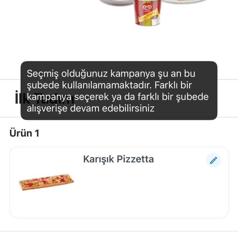 Bursa Görükle Şubesinde İlk Tadım Hediyesi Kullanılamıyor
