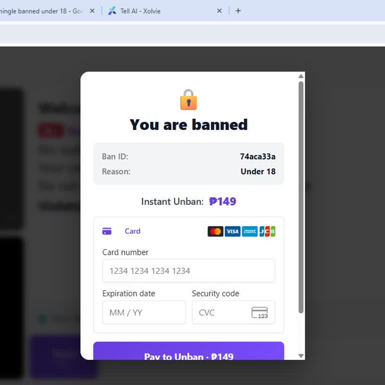 Umingle Requires Payment for Instant Unban After Wrong Age Verification