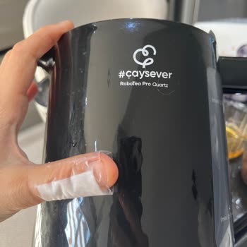 Çaysever Pro Quartz İç Yüzeyinde Temizlenmeyen Lekeler