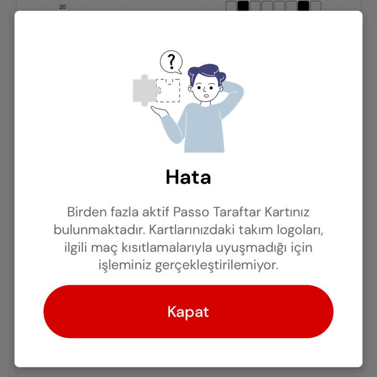 Passo Kartı Hatalı Aktif Görünümü Bilet Alımını Engelliyor