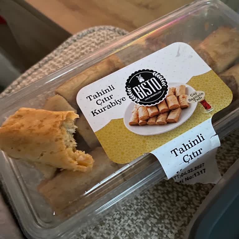 Şok Marketler Bistro Unlu Mamuller Tahinli Çıtır Kurabiyede Bayat Koku Ve Tat İade Talebi