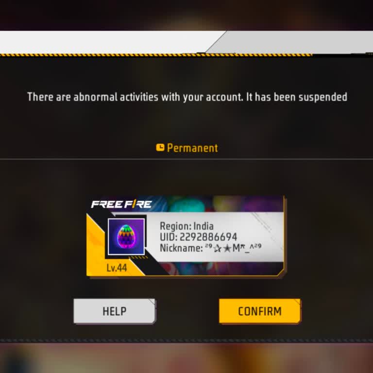 Free Fire Max ID Unban
